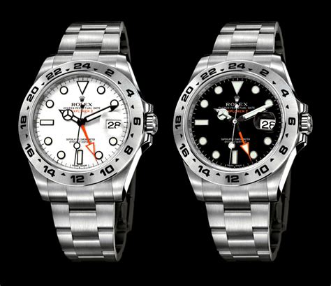 rolex explorer 2 black or white|rolex explorer 2 price uk.